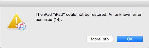 Wie man den iTunes Fehler behebt 14