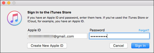 ID Passwort Anmelden iTunes