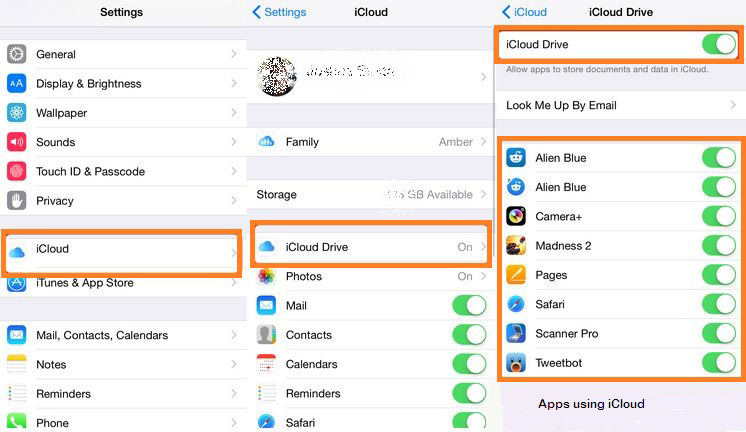 Comprobar la activación de la unidad icloud