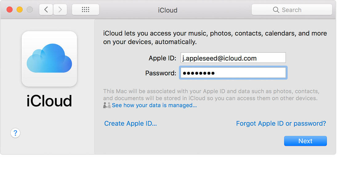 sistemos nuostatos icloud sign in icloud