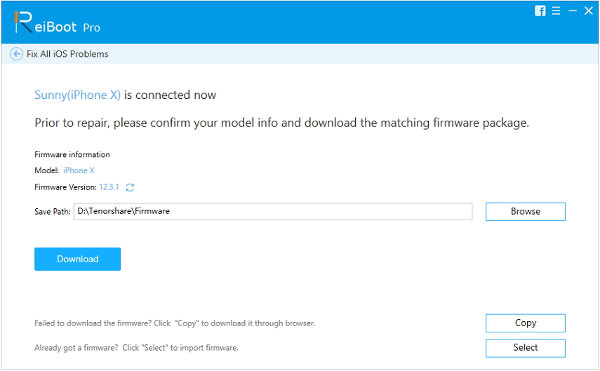 firmware pakket downloaden