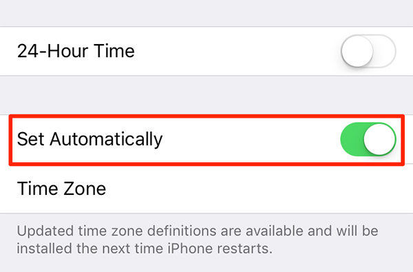 iOS 12 Fehlercode