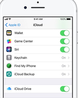 icloud drive sur iphone 