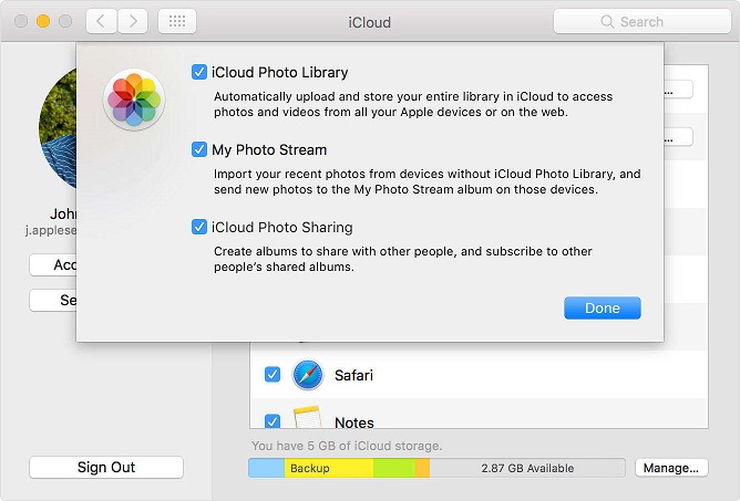 icloud mac