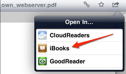 ถ่ายโอนไฟล์จาก ibook ไปยัง Dropbox