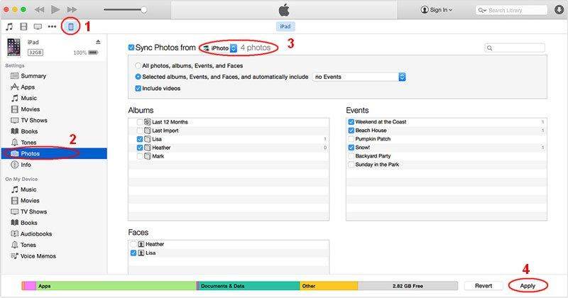 Come trasferire foto da Mac a iPad con / senza iTunes