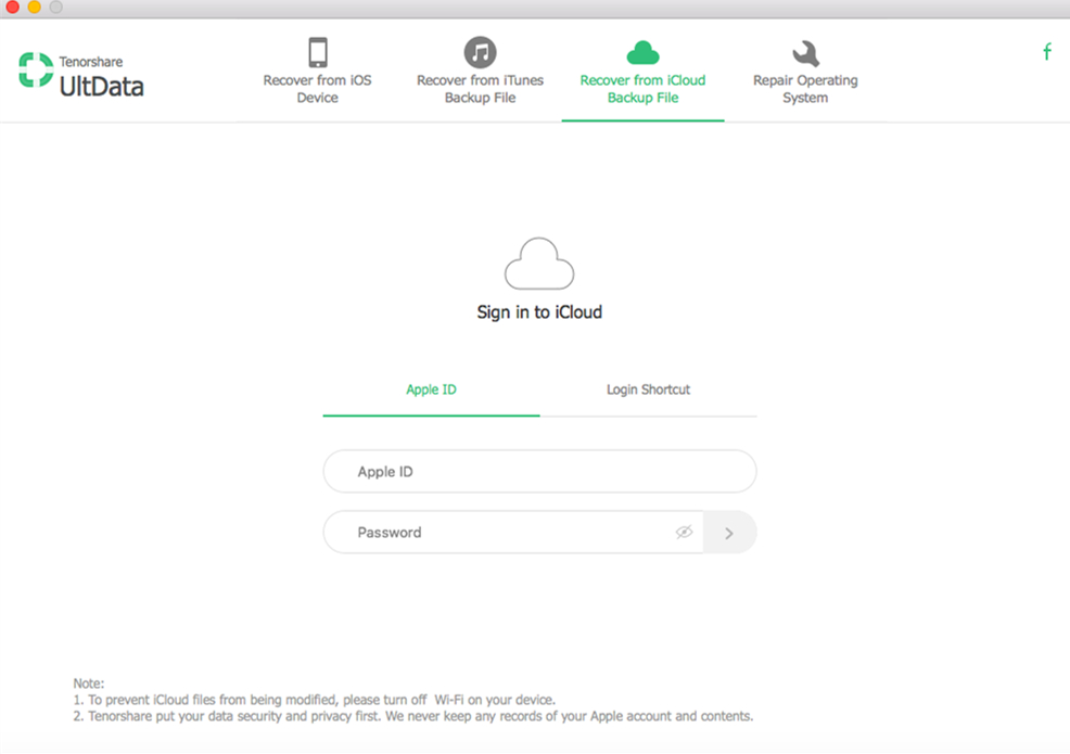 hente iPhone viber-meddelelse fra iCloud-sikkerhedskopi på iOS 9