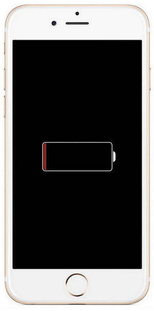 [Επίλυση ζήτησης] iPhone 6 / 6s Stuck σε κόκκινη οθόνη μπαταρίας