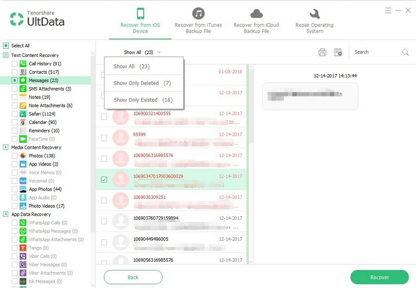 visualizza i messaggi su iphone