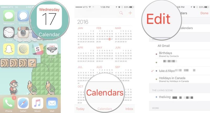 Enkle trinn for å legge til eller slette kalender på iPhone