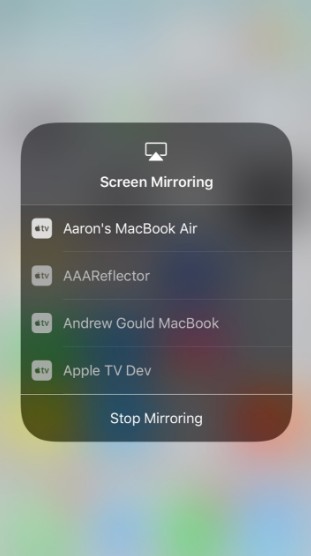 wähle mac mirror