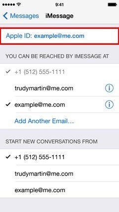 imessage envoyer et recevoir