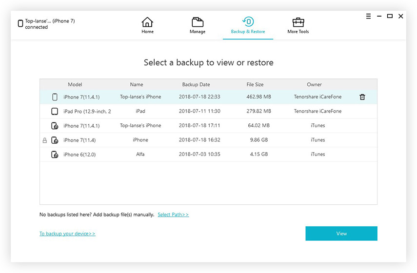 importar archivos de teléfonos Android a iPhone