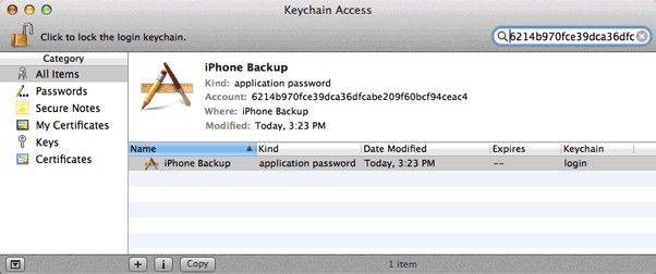 mistet iphone backup passord på iTunes 12