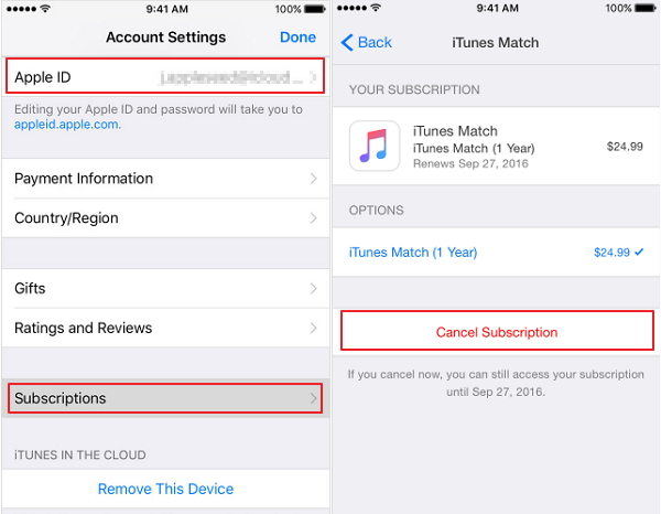 Kako isključiti iTunes Match za iPhone i PC, Mac
