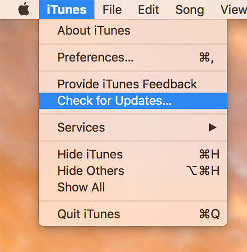 atualização do itunes