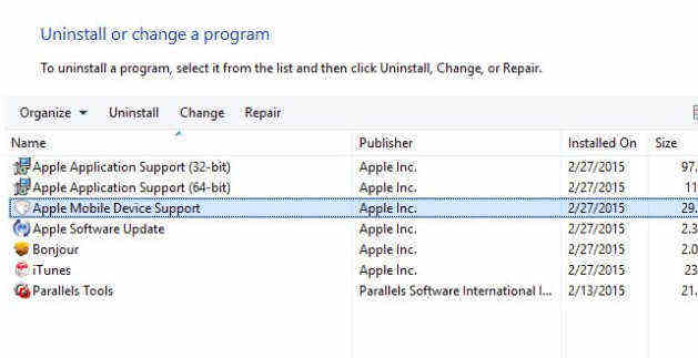 Windows 10 ipod algılamıyor