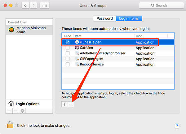 odstranit ituneshelper