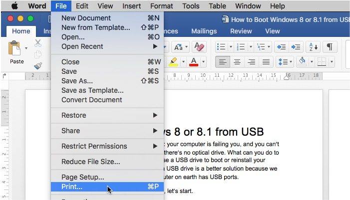 วิธีการ 2 อันดับแรกในการแปลง Word เป็น PDF บน Mac โดยไม่เสียคุณภาพ