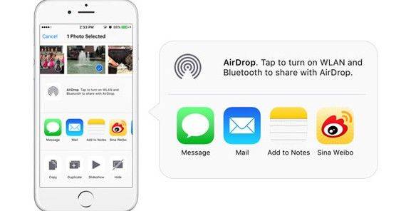 airdrop iphone