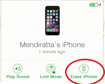 smazat iphone
