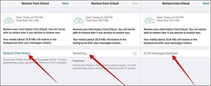 Kuinka palauttaa poistetut WhatsApp-kuvat iPhonesta