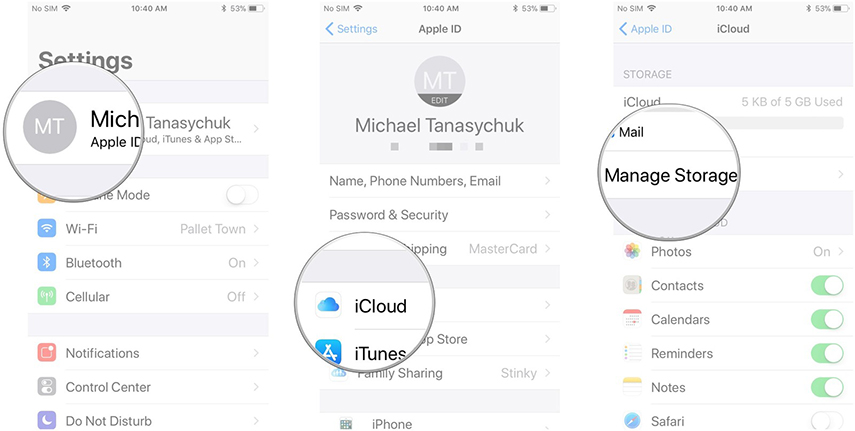 Backups löschen icloud 1