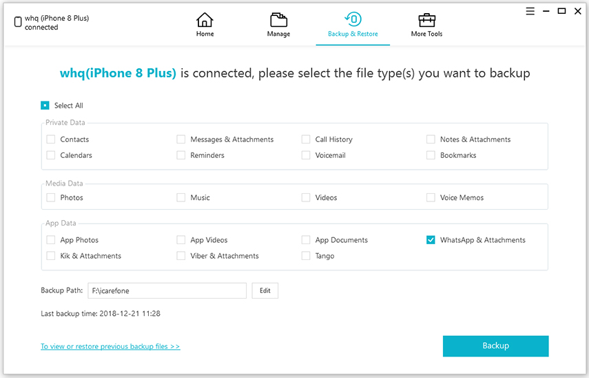 elegir archivos para copia de seguridad 