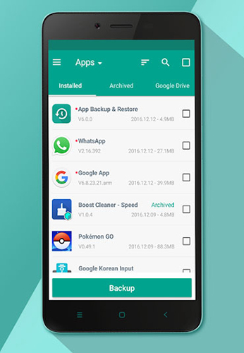 app di ripristino di backup