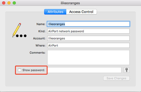 trova la password wifi